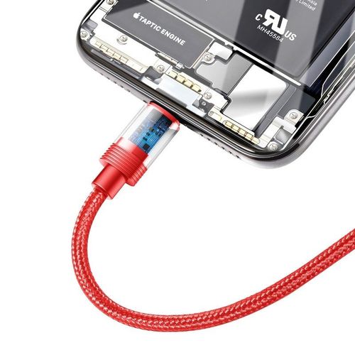 Kabel Usb Baseus Data Faction 3W1 Typ C / Lightning / Micro 3,5A 1,2M (Czerwony) na Arena.pl