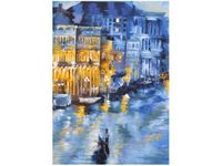 50X70CM WENECJA NOCĄ OBRAZ PION ŚCIAN
