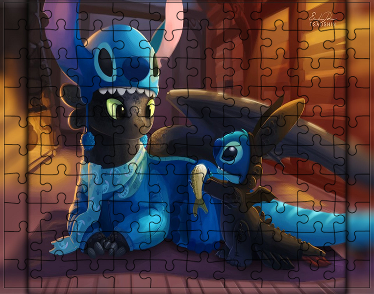 Puzzle Lilo i Stich zdjęcie 1