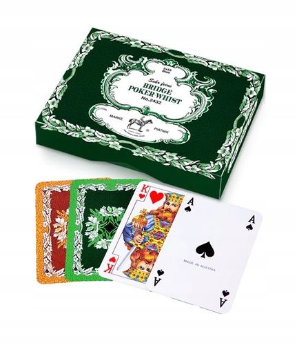 2 X KARTY DO GRY TALIE PIATNIK LIŚĆ DĘBU POKER LUX na Arena.pl