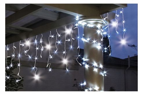 SOPLE GIRLANDA KURTYNA 300 LED ZIMNY BIAŁY + FLASH (ZIMNY BIAŁY) na Arena.pl