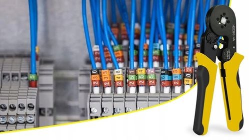 ZACISKARKA DO TULEJEK KONEKTORÓW PRZEWODÓW ZESTAW PRASKA + 1200 SZT na Arena.pl