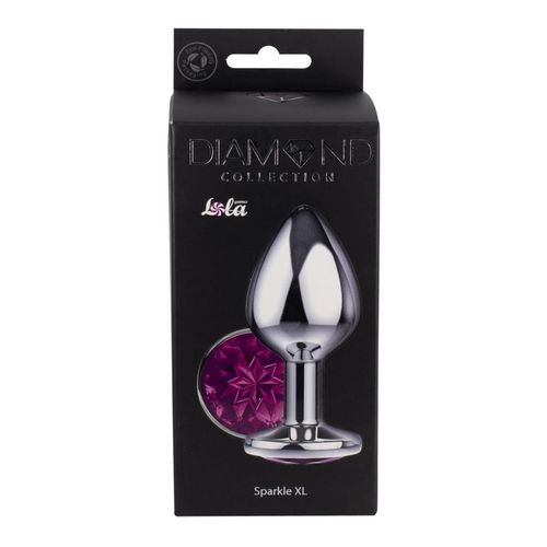 enlarged anal plug diamond purple sparkle xl na Arena.pl