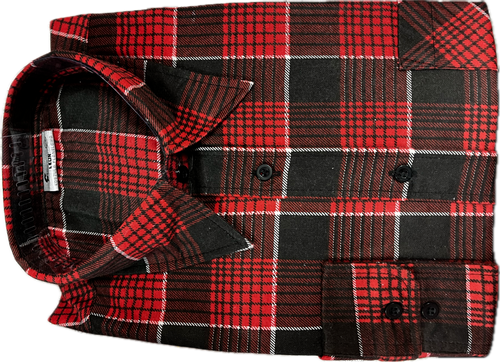 Koszula Robocza Flanelowa Leon Xl Czerwona Wzrost 182 Kołnierzyk 43 na Arena.pl