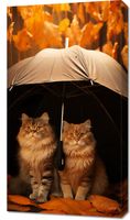 Obraz 50x90cm Jesienny Koci Schron