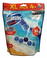 2X DOMESTOS KOSTKA TOALETOWA ZAWIESZKA DO WC POWER 5 P5 OCEAN 12x50g