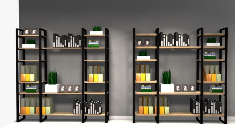 Regał Mercury 50 Kubik MebleKreator Dąb tabak zdjęcie 2