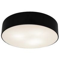 Salonowa LAMPA sufitowa RENATA 5081 Rabalux okrągły plafon metalowy do sypialni czarny