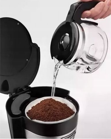 Przelewowy Ekspres do Kawy czarny termiczny dzbanek DeLonghi ICM16710 (P) na Arena.pl