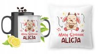 Dla Alicji Zestaw Kubek Magiczny + Poduszka Z Nadrukiem Ze Zdjęciem
