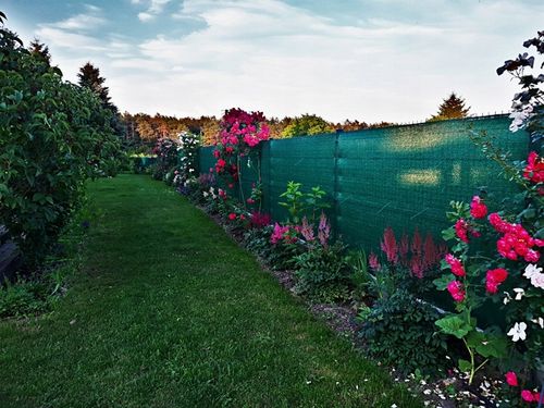 SIATKA CIENIUJĄCA 90% MASKUJĄCA MATA OSŁONOWA NA OGRODZENIE PŁOT 1,5x10m UV na Arena.pl