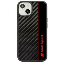 Audi Carbon Fiber Stripe iPhone 14 6.1" czarny/black hardcase