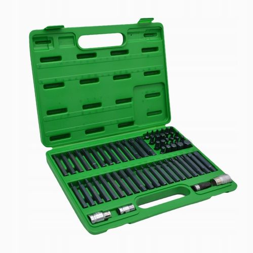 ZESTAW BITÓW KOŃCÓWEK TORX IMBUS SPLINE RIBE SQ 60 EL TOPTUL GCAI6003 na Arena.pl