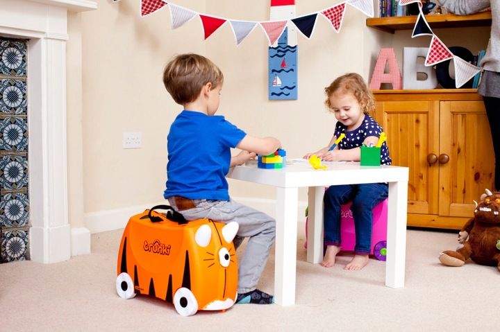 Walizka Jeżdżąca Dziecięca Tygrysek 18L Trunki zdjęcie 2