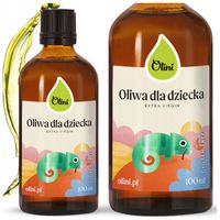 Oliwa z oliwek dla dzieci 100 ml Tłoczona na zimno, nierafinowana