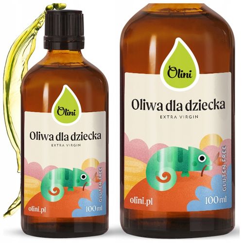 Oliwa z oliwek dla dzieci 100 ml Tłoczona na zimno, nierafinowana na Arena.pl