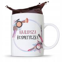 Kubek Prezent Kosmetyczki Najlepsza Kosmetyczka Z Nadrukiem Ze Zdjęciem