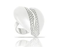 pierścionek dwie połówki serc z kolekcji heart harmony (r23/zim/33/1ag)