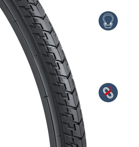 Opona rowerowa z dętką YunSCM 24" 2 szt. AV32mm do roweru miejskiego na Arena.pl