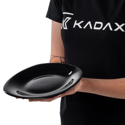 TALERZ DESEROWY 21,5 cm CZARNY TALERZE ZESTAW TALERZY NA CIASTO 6 szt na Arena.pl