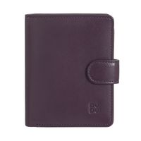 Pionowa pojemna skórzana portmonetka damska DUDU