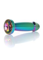plug-jewellery multicolour penis plug- clear s