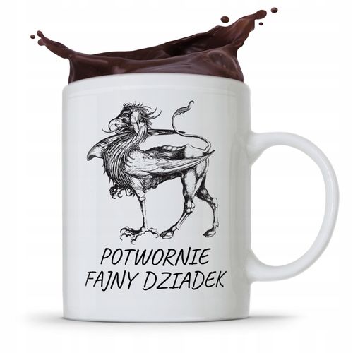 Kubek Prezent Dzień Dziadka Fajny Dziadek Z Nadrukiem Ze Zdjęciem na Arena.pl