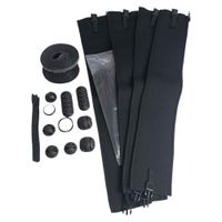 Opaski do kabli organizer zaciski rzep zestaw