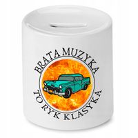 Skarbonka Dla Brata To Ryk Klasyka Prezent Z Nadrukiem Ze Zdjęciem