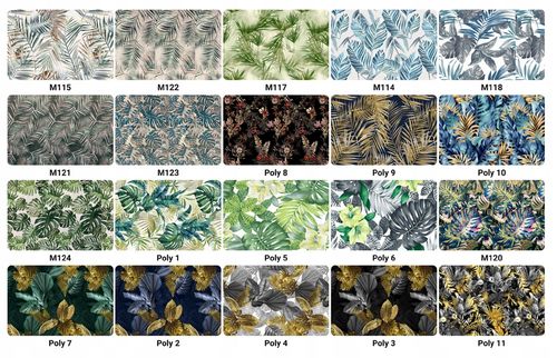 Pufa puf podnóżek siedzisko Ari Print Family Meble na Arena.pl