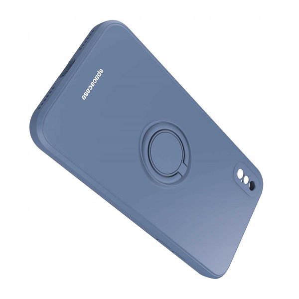 Spacecase Silicone Ring Iphone Xs Max Blue zdjęcie 6
