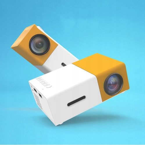 PRZENOŚNY MINI RZUTNIK PROJEKTOR LED FULL HD LAPTOPA TABLETA ZESTAW + PILOT na Arena.pl