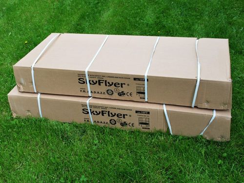 Trampolina ogrodowa SKYFLYER RING 2w1 304cm 10FT na Arena.pl