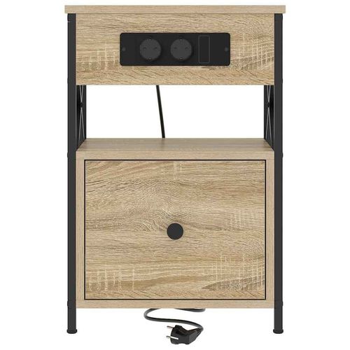 Szafka Nocna z szufladą 2 pcs dąb sonoma 40 x 31 x 60 cm na Arena.pl