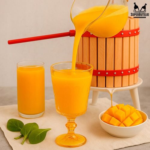 PRASA ŚRUBOWA RĘCZNA do OWOCÓW WINA SOKÓW OLIWY 18 L WYCISKARKA na Arena.pl