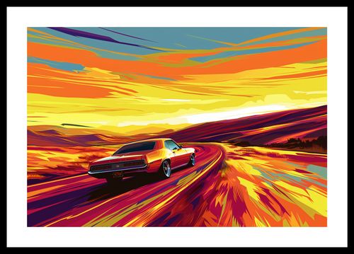 Plakat 45x30cm Pędź Przed Siebie na Arena.pl