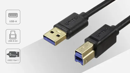 Unitek kabel do drukarki USB-A, USB 3.0, 5 Gbps 2m na Arena.pl