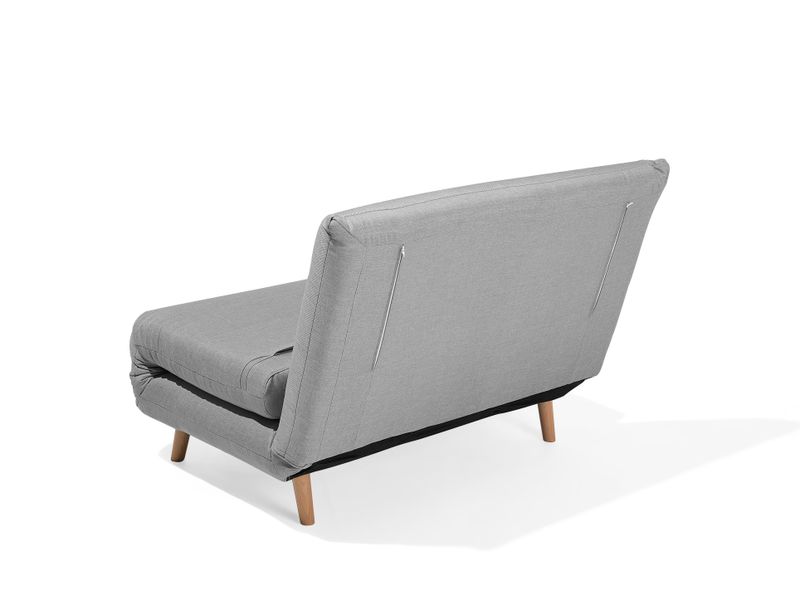 Sofa rozkładana jasnoszara SETTEN zdjęcie 6