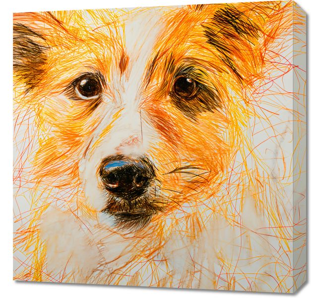 Obraz 60x60cm Uroczy Gość zdjęcie 1