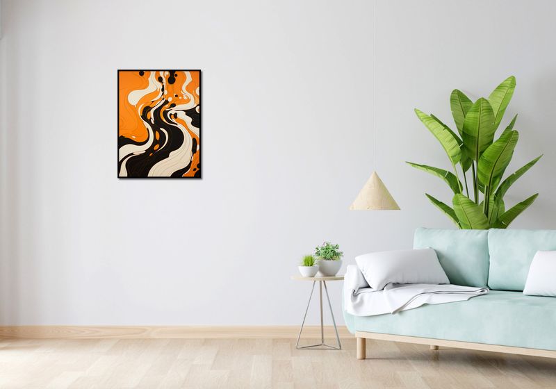 Plakat 50x65cm Tańczący Atrament zdjęcie 4