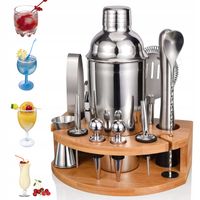 ZESTAW BARMAŃSKI 12W1 SHAKER DO DRINKÓW KOKTAJLI EKSKLUZYWNY ZESTAW XXL