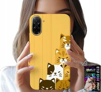 ETUI DO XIAOMI POCO X7 PRO 5G - LOVE CAT, WZORY Z KOTAMI, CASE + SZKŁO