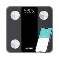 Waga łazienkowa ALPHA Smart Scale 3 Czarna