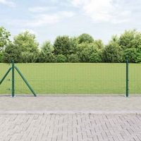 Słupek ogrodzeniowy. Zielony 50 x 0,6 m (siatka 16 x 16 mm)