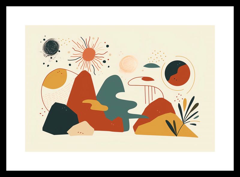 Plakat 30x20cm Kosmos Barw zdjęcie 3