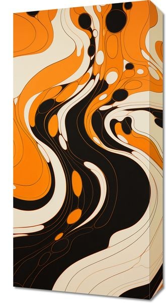 Obraz 30x60cm Tańczący Atrament zdjęcie 1