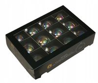 SZKLANE BOMBKI BOMBKA Ze Szkła 6cm 12szt Przezroczyste