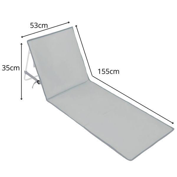 Leżak plażowy do opalania składany DEKTRI zdjęcie 9