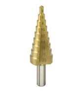 Wiertło stopniowe HSS, TiN, choinka