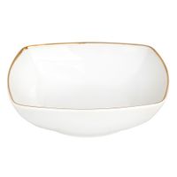 Talerz obiadowy głęboki porcelana MariaPaula Moderna Gold 20 cm